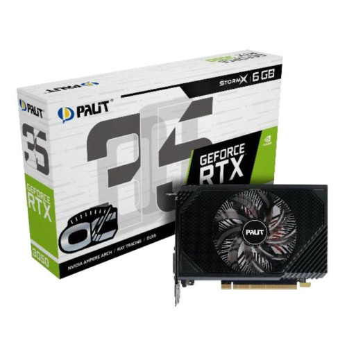 Видеокарта PALIT PCIE16 RTX3050 6GB PA-RTX3050 STORMX OC 6GB