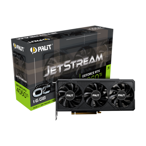 Видеокарта/ RTX4060Ti JETSTREAM 16GB GDDR6 128bit 3-DP HDMI