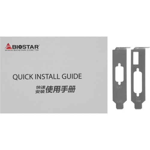 Видеокарта Biostar PCI-E 2.0 GeForce GT610 NVIDIA GeForce GT 610 2Gb 64bit DDR3 700/1333 DVIx1 HDMIx1 CRTx1 HDCP Ret low profile