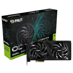 Видеокарта Palit Bad Pack RTX4060 DUAL OC 8GB GDDR6 128-bit DPx3 HDMI RTL