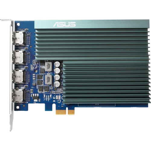 Видеокарта ASUS PCI-E GT730-4H-SL-2GD5 NVIDIA GeForce GT 730 2Gb 64bit GDDR5 902/5010 HDMIx4 HDCP Ret [GT730-4H-SL-2GD5]