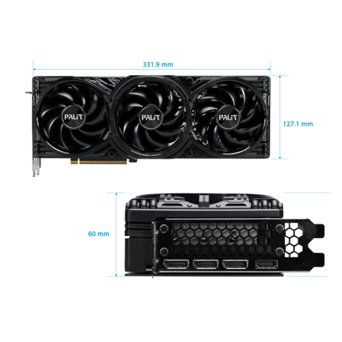 Видеокарта/ RTX5080 16GB PA-RTX5080 GAMINGPRO OC 16GB PALIT