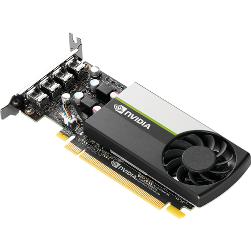 Видеокарта/ VGA NVIDIA T1000, 4 GB GDDR6/128 bit, PCI Express 4.0 x16, 4x mDP, BLK
