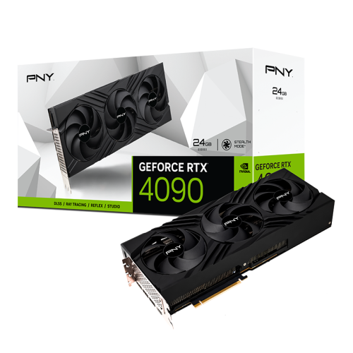 Видеокарта/ VGA PNY NVIDIA GeForce RTX 4090 24GB VERTO Triple Fan Видеокарта/ VGA PNY NVIDIA GeForce RTX 4090 24GB VERTO Triple Fan