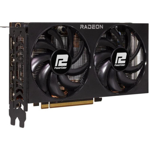 Видеокарта PowerColor PCI-E 4.0 RX 7600 8G-F AMD Radeon RX 7600 8Gb 128bit GDDR6 2250/18000 HDMIx1 DPx3 HDCP Ret [RX 7600 8G-F]
