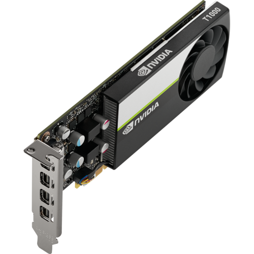Видеокарта/ VGA PNY NVIDIA Quadro T1000, 8 GB GDDR6/128 bit, PCI Express 4.0 x16, 4x mDP Видеокарта/ VGA PNY NVIDIA Quadro T1000, 8 GB GDDR6/128 bit, PCI Express 4.0 x16, 4x mDP