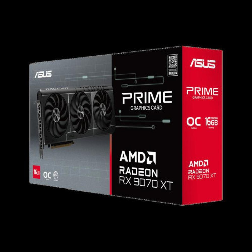 Видеокарта ASUS Bad Pack RX9070XT PRIME OC 16GB GDDR6 256bit 3xDP HDMI 3FAN RTL (PRIME-RX9070XT-O16G) bp