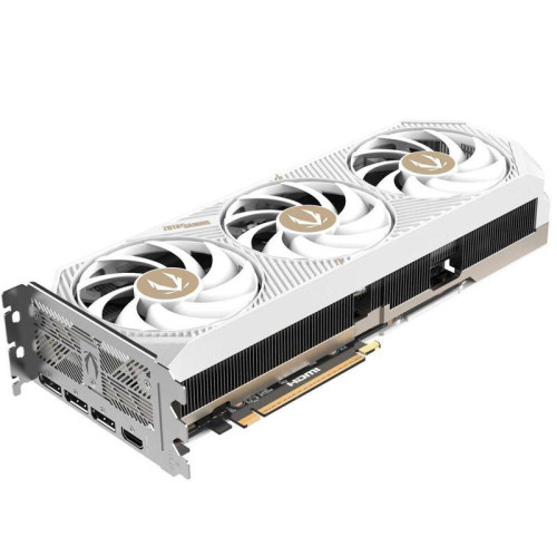 Видеокарта Zotac RTX5070Ti SOLID CORE OC WHITE ED 16GB GDD7 256bit 3xDP HDMI 3FAN PREMIUM PACK