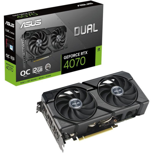 Видеокарта/ VGA ASUS NVIDIA GeForce DUAL-RTX4070-O12GD6-EVO 90YV0LM0-M0NA00