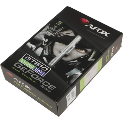 Видеокарта AFOX PCIE16 GT610 2GB DDR3 AF610-2048D3L7-V6
