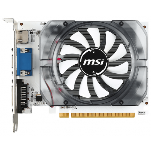Видеокарта VGA MSI NVIDIA GeForce GT N730-4GD3V2 4GB, DDR3/128-bit, PCIe 2.0, 1xD-Sub, 1xHDMI 1.4, 1xDVI-I, 2-slot