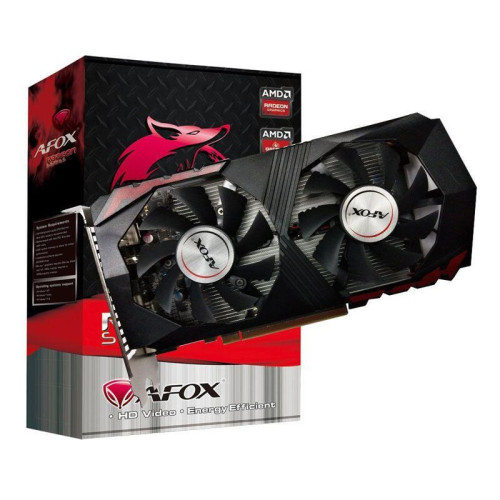 Видеокарта Afox PCI-E 3.0 AFRX560-4096D5H4-V2 AMD Radeon RX 560 4Gb 128bit GDDR5 1175/7000 DVIx1 HDMIx1 DPx1 HDCP Ret