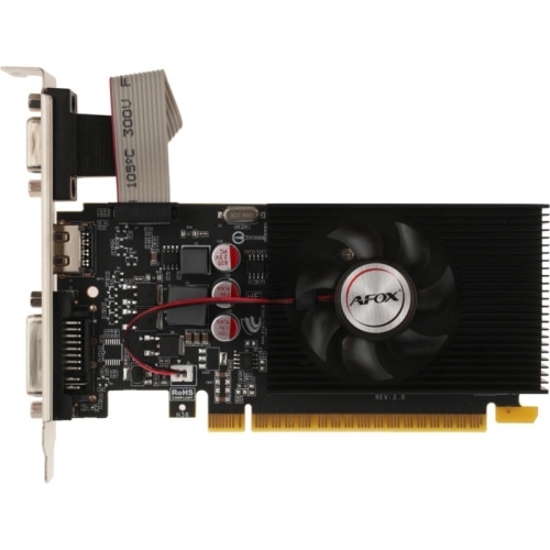 Видеокарта AFOX PCIE16 GT610 2GB DDR3 AF610-2048D3L7-V6