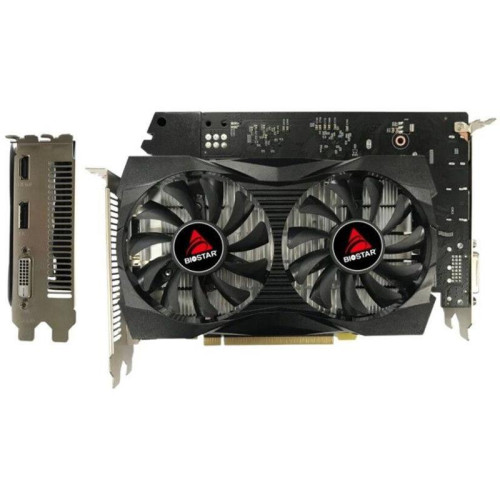 Видеокарта Biostar PCI-E VN1055XF41 NVIDIA GeForce GTX 1050 4Gb 128bit GDDR5 1354/7000 DVIx1 HDMIx1 DPx1 HDCP Ret [VN1055XF41]