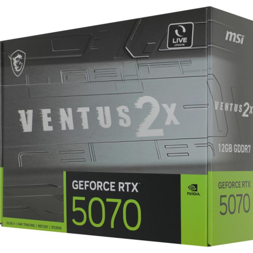 Видеокарта PCIE16 RTX5070 12GB RTX 5070 12G VENTUS 2X MSI