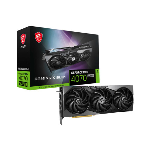 Видеокарта/ GeForce RTX 4070 SUPER 12G GAMING X SLIM