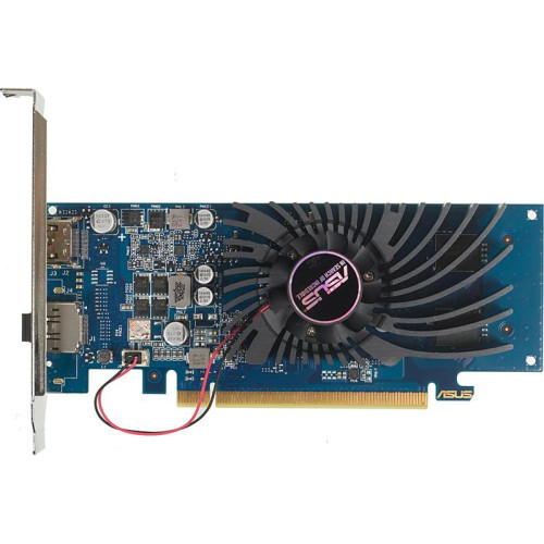 Видеокарта ASUS PCI-E GT1030-2G-BRK NVIDIA GeForce GT 1030 2Gb 64bit GDDR5 1228/6008 HDMIx1 DPx1 HDCP Ret low profile [GT1030-2G-BRK]