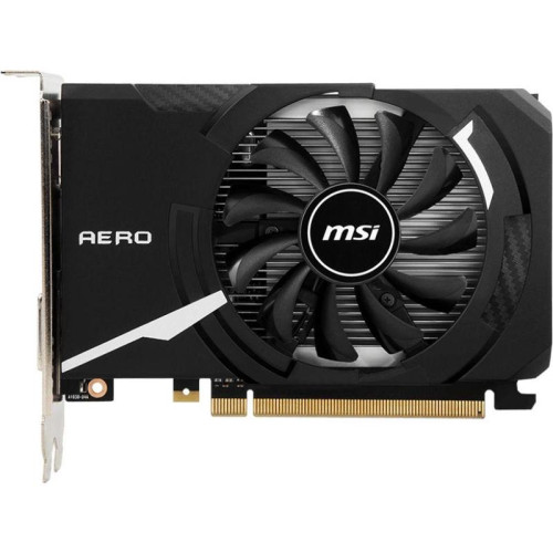 Видеокарта MSI PCI-E GT 1030 AERO ITX 4GD4 OC NVIDIA GeForce GT 1030 4Gb 64bit DDR4 2100/2100 HDMIx1 HDCP Ret [GT 1030 AERO ITX 4GD4 OC]