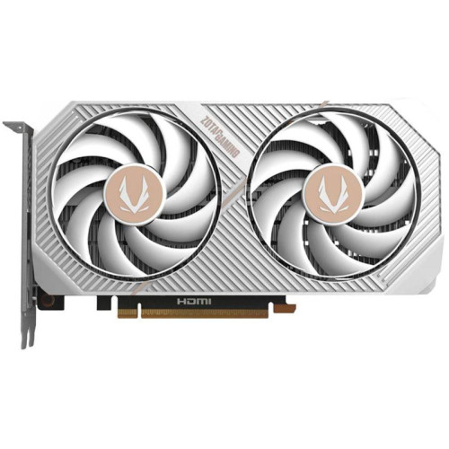 Видеокарта Zotac PCI-E 5.0 RTX 5060 TWIN EDGE OC WHITE ED NVIDIA GeForce RTX 5060 8Gb 128bit GDDR7 2527/28000 HDMIx1 DPx3 HDCP Ret
