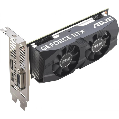 Видеокарта ASUS PCI-E 4.0 RTX3050-O6G-LP-BRK NVIDIA GeForce RTX 3050 6Gb 96bit GDDR6 1507/14000 DVIx1 HDMIx1 DPx1 HDCP Ret low profile [RTX3050-O6G-LP-BRK]