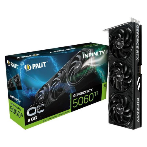Видеокарта PCIE16 RTX5060TI 8GB PA-RTX5060Ti INFINITY 3 OC 8GB PALIT Видеокарта PCIE16 RTX5060TI 8GB PA-RTX5060Ti INFINITY 3 OC 8GB PALIT