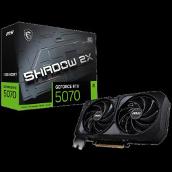 Видеокарта MSI Bad Pack RTX5070 SHADOW 2X OC 12GB GDDR7 192bit 3xDP HDMI 2FAN RTL bp