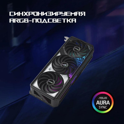 Видеокарта Asus PCI-E 5.0 ROG-STRIX-RTX5070TI-16G-GAMING NVIDIA GeForce RTX 5070TI 16Gb 256bit GDDR7 2452/28000 HDMIx2 DPx3 HDCP Ret