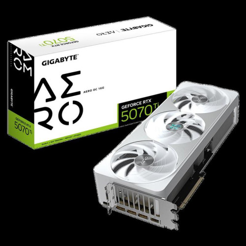 Видеокарта Gigabyte Bad Pack RTX5070Ti AERO OC 16GB GDDR7 256bit 3xDP HDMI 3FAN RTL