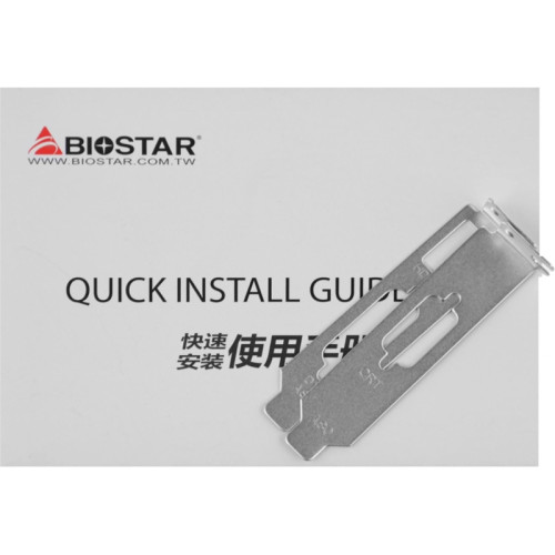 Видеокарта Biostar PCI-E G210-1GB D3 LP NVIDIA GeForce 210 1Gb 64bit DDR3 589/1333 DVIx1 HDMIx1 CRTx1 Ret low profile [VN2103NHG6]