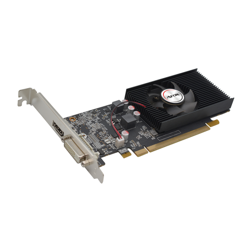 Видеокарта VGA AFOX NVIDIA Geforce GT1030 LP 2GB, GDDR5/64-bit, PCIe 3.0, 1xDVI-D, 1xHDMI 2.0, 1-slot