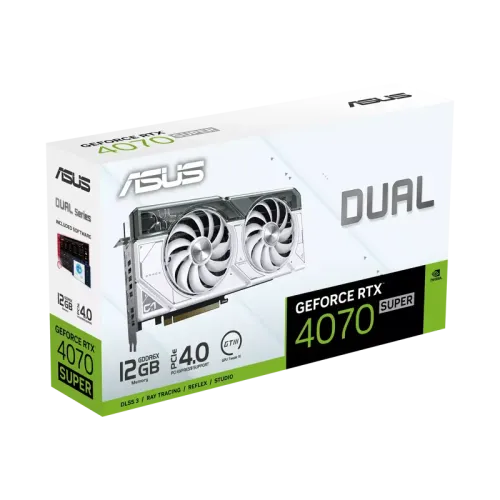 Видеокарта/ DUAL-RTX4070S-12G-WHITE