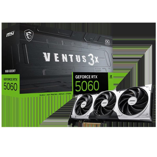 Видеокарта PCIE16 RTX5060 8GB RTX 5060 8G VENTUS 3X OC MSI