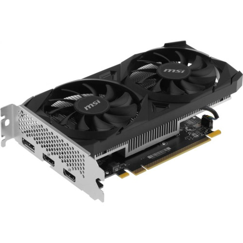 Видеокарта MSI PCI-E 4.0 RTX 3050 VENTUS 2X E 6G OC NVIDIA GeForce RTX 3050 6Gb 96bit GDDR6 1492/14000 HDMIx2 DPx1 HDCP Ret [RTX 3050 VENTUS 2X E 6G OC]