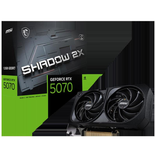 Видеокарта PCIE16 RTX5070 12GB RTX 5070 12G SHADOW 2X MSI