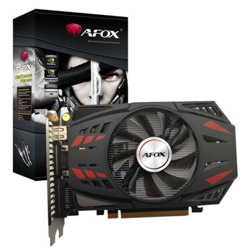 Видеокарта Afox PCI-E 2.0 AF730-2048D5H5-V2 NVIDIA GeForce GT 730 2Gb 128bit GDDR5 700/3200 DVIx1 HDMIx1 CRTx1 HDCP Ret