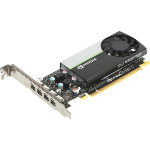 Видеокарта PNY PCI-E T1000 NVIDIA T1000 4Gb 128bit GDDR6 mDPx4 HDCP Bulk low profile [VCNT1000-SB]