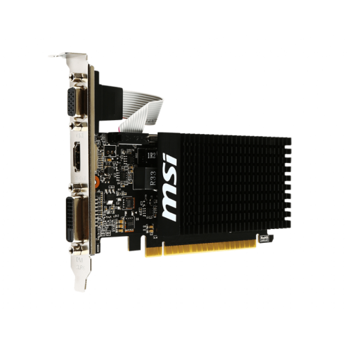 Видеокарта VGA MSI NVIDIA GeForce GT 710 2GB, DDR3/64-bit, PCIe 2.0, 1xD-Sub, 1xDVI-D, 1xHDMI 2.0, 1-slot