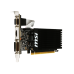 Видеокарта VGA MSI NVIDIA GeForce GT 710 2GB, DDR3/64-bit, PCIe 2.0, 1xD-Sub, 1xDVI-D, 1xHDMI 2.0, 1-slot