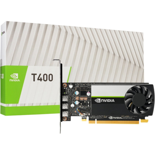 Видеокарта/ VGA NVIDIA T400, 4GB GDDR6/64 bit, PCI Express 3.0 x16, clean pulled