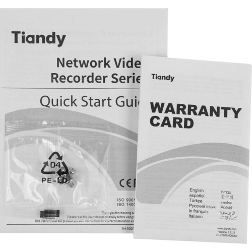 Видеорегистратор Tiandy TC-R3110 I/B/L/Eu/V1/1
