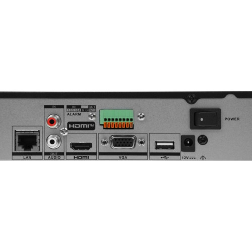 8-х канальный IP-видеорегистратор с технологией AcuSense, Видеовход: 8 канала, аудиовход 1 канал RCA, видеовыход: 1 VGA до 1080p 1 HDMI до 4К, аудиовыход 1 канала RCA, Вх поток 80Мб/с, исх поток 160Мб/с, разрешение записи до 12Мп, синхр.воспр. 12 каналов@ 8-х канальный IP-видеорегистратор с технологией AcuSense, Видеовход: 8 канала, аудиовход 1 канал RCA, видеовыход: 1 VGA до 1080p 1 HDMI до 4К, аудиовыход 1 канала RCA, Вх поток 80Мб/с, исх поток 160Мб/с, разрешение записи до 12Мп, синхр.воспр. 12 каналов@