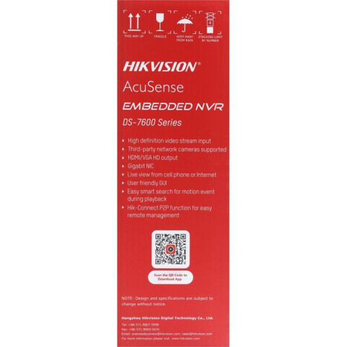 Видеорегистратор Hikvision DS-7616NXI-K2