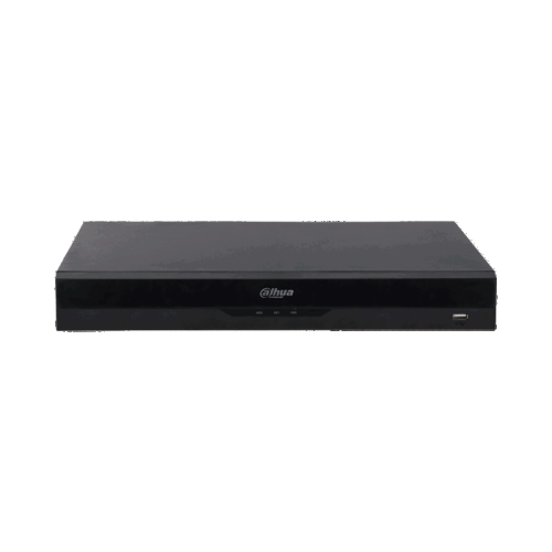 8-канальный IP-видеорегистратор c PoE 4K H.265+ и ИИ , Вх поток 256Мбит/с, H.265+ H.265 H.264+ H.264 MJPEG, разрешение записи до 16Мп, 2 SATA III до 16Тбайт, 8кн@4Mp 2кн@16Мп, 1 HDMI 1 VGA, 1 RJ45 1000Мбит/с, 8 RJ45 100Мбит/с PoE/PoE+ до 130Вт, трев 4/2, 