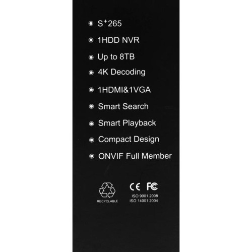 Видеорегистратор Tiandy TC-R3105 I/B/L/Eu/V1.1