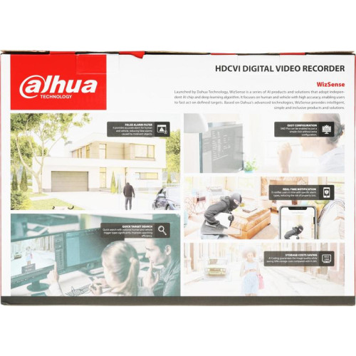 4-канальный HDCVI-видеорегистратор c SMD Формат видеосигнала: HDCVI AHD TVI IP CVBS, отображение: до 1080p, запись: до 1080N@25к/с, кодирование: AI-Coding H.265+ H.265 H.264+ H.264, IP-каналы: до 5 каналов до 2Мп, накопители: 1 SATA III до 6Тбайт, видеоан 4-канальный HDCVI-видеорегистратор c SMD Формат видеосигнала: HDCVI AHD TVI IP CVBS, отображение: до 1080p, запись: до 1080N@25к/с, кодирование: AI-Coding H.265+ H.265 H.264+ H.264, IP-каналы: до 5 каналов до 2Мп, накопители: 1 SATA III до 6Тбайт, видеоан