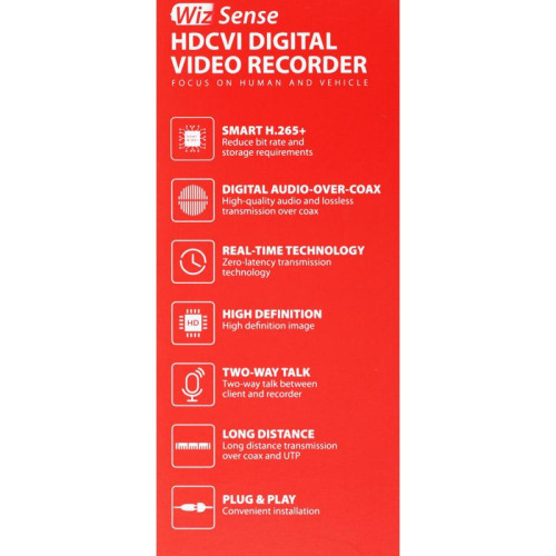 4-канальный HDCVI-видеорегистратор c SMD Формат видеосигнала: HDCVI AHD TVI IP CVBS, отображение: до 1080p, запись: до 1080N@25к/с, кодирование: AI-Coding H.265+ H.265 H.264+ H.264, IP-каналы: до 5 каналов до 2Мп, накопители: 1 SATA III до 6Тбайт, видеоан 4-канальный HDCVI-видеорегистратор c SMD Формат видеосигнала: HDCVI AHD TVI IP CVBS, отображение: до 1080p, запись: до 1080N@25к/с, кодирование: AI-Coding H.265+ H.265 H.264+ H.264, IP-каналы: до 5 каналов до 2Мп, накопители: 1 SATA III до 6Тбайт, видеоан