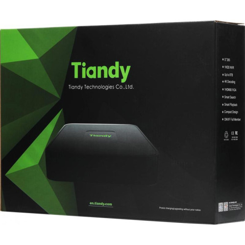 Видеорегистратор Tiandy TC-R3110 I/B/P8/L/S