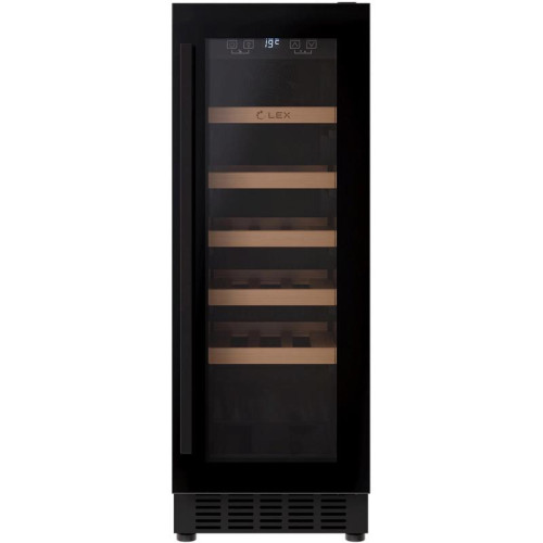 Винный шкаф Lex LWD3020BL 1-нокамерн. черный