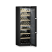 Винный шкаф LIEBHERR/ Vinidor, 2 темп. зоны, дверь глухая, доводчик SoftSystem, сенсорный дисплей Touch&Swipe, корпус BlackSteel, ВхШхГ, см: 185.4х59.7х67.5