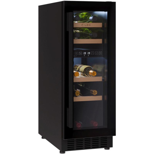Винный шкаф Lex LWD3017BL dual zone 1-нокамерн. черный